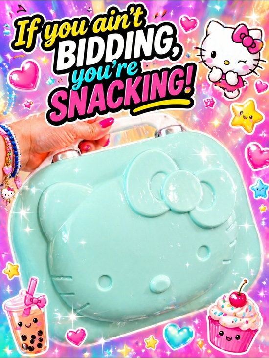 Hello Kitty Accessories - Hello Kitty Mint Green  Hard-Shell Carry Case